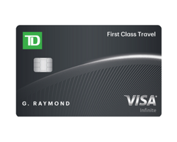 TD First Class Travel Visa Infinite Card credit card